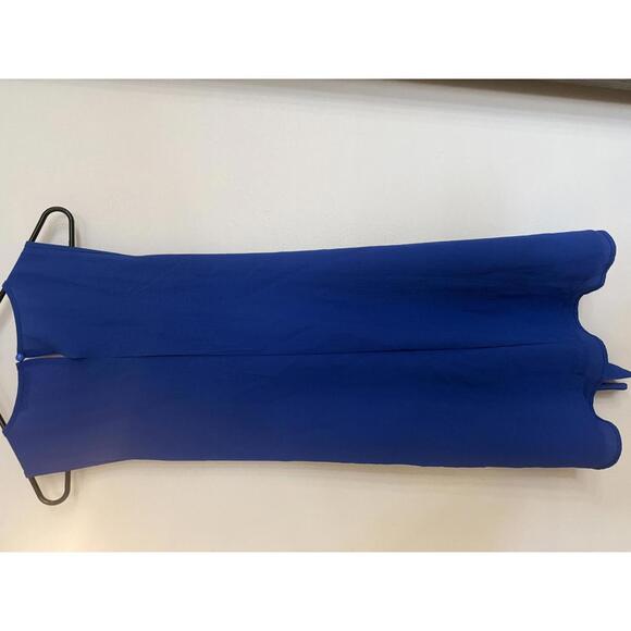 Shein Sleeveless Blue Dress with Waist Tie - Picture 3 of 3